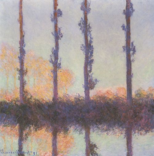 Monet, Claude: Vier Pappeln