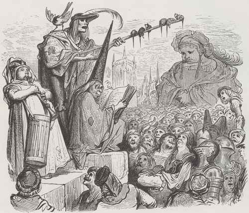 Dor, Gustave: Illustration zu Rabelais' »Gargantua und Pantagruel«, Buch I, Kapitel 24