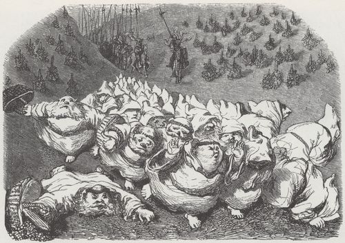 Dor, Gustave: Illustration zu Rabelais' »Gargantua und Pantagruel«, Buch I, Kapitel 27