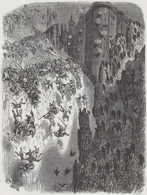 Dor, Gustave: Illustration zu Rabelais' »Gargantua und Pantagruel«, Buch I, Kapitel 28