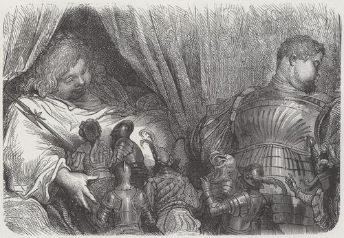 Dor, Gustave: Illustration zu Rabelais' »Gargantua und Pantagruel«, Buch I, Kapitel 45