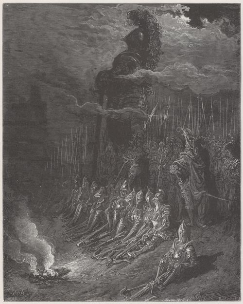 Dor, Gustave: Illustration zu Rabelais' »Gargantua und Pantagruel«, Buch I, Kapitel 48
