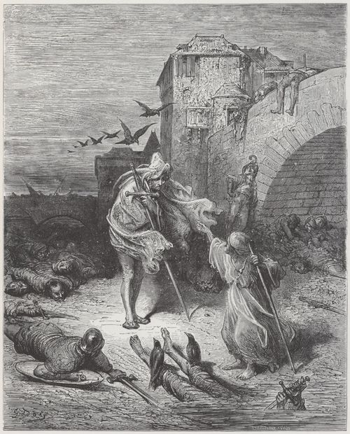 Dor, Gustave: Illustration zu Rabelais' »Gargantua und Pantagruel«, Buch I, Kapitel 49