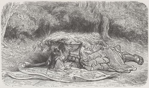 Dor, Gustave: Illustration zu Rabelais' »Gargantua und Pantagruel«, Buch I, Kapitel 52