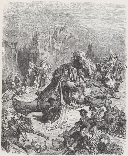 Dor, Gustave: Illustration zu Rabelais' »Gargantua und Pantagruel«, Buch II, Kapitel 5