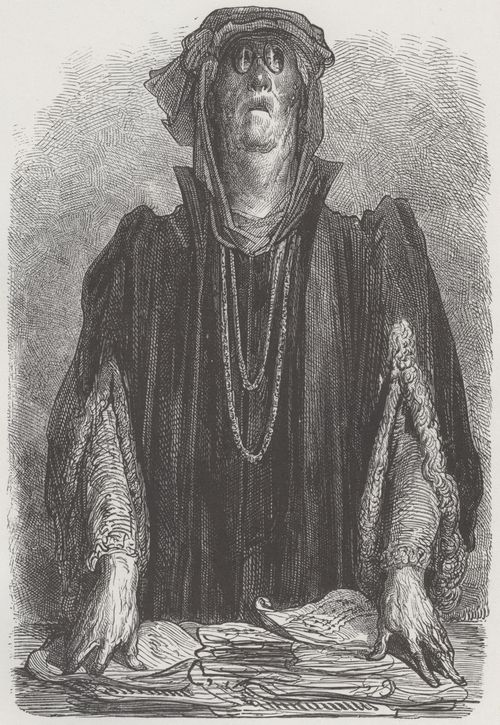 Dor, Gustave: Illustration zu Rabelais' »Gargantua und Pantagruel«, Buch II, Kapitel 20