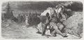 Doré, Gustave: Illustration zu Rabelais' »Gargantua und Pantagruel«, Buch II, Kapitel 24