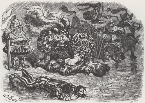 Dor, Gustave: Illustration zu Rabelais' »Gargantua und Pantagruel«, Buch II, Kapitel 30