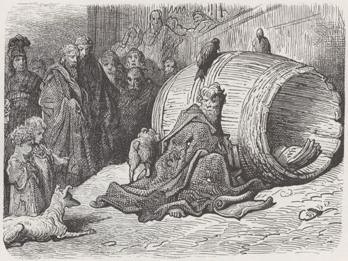 Dor, Gustave: Illustration zu Rabelais' »Gargantua und Pantagruel«, Buch III, Prolog
