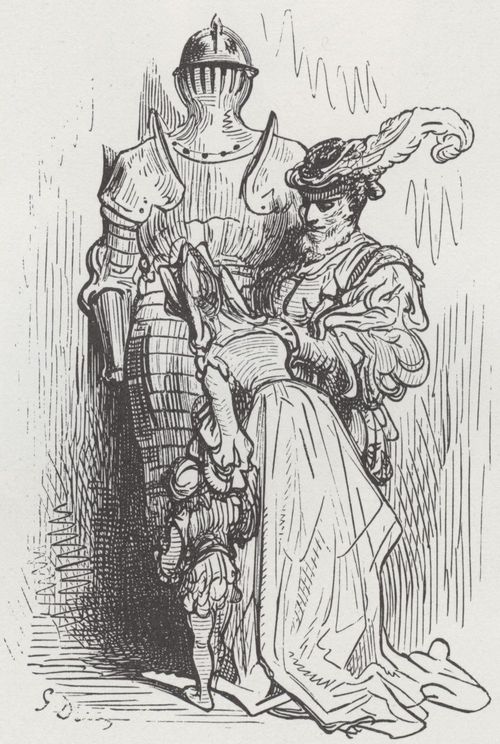 Dor, Gustave: Illustration zu Rabelais' »Gargantua und Pantagruel«, Buch III, Kapitel 8