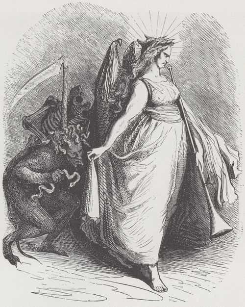 Dor, Gustave: Illustration zu Rabelais' »Gargantua und Pantagruel«, Buch III, Kapitel 14