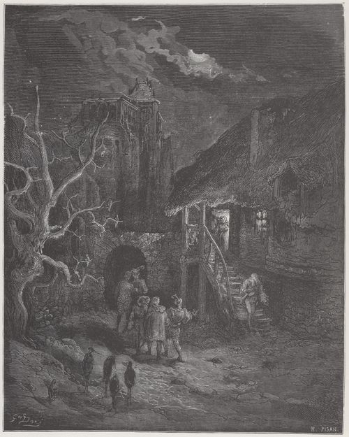 Dor, Gustave: Illustration zu Rabelais' »Gargantua und Pantagruel«, Buch III, Kapitel 17