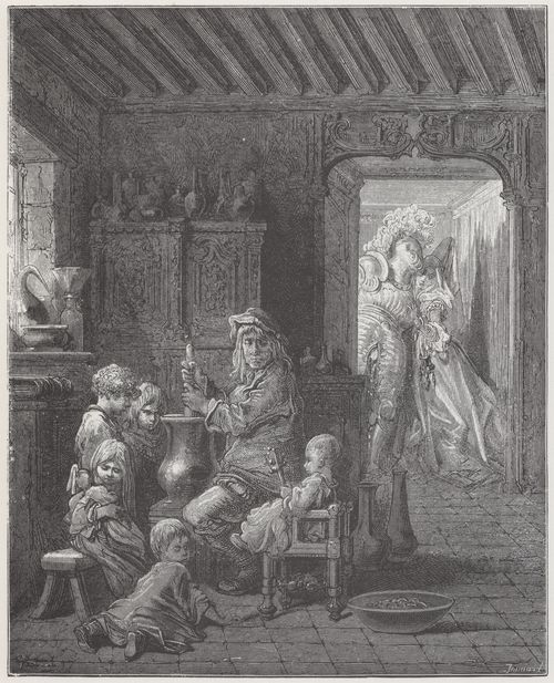 Dor, Gustave: Illustration zu Rabelais' »Gargantua und Pantagruel«, Buch III, Kapitel 30