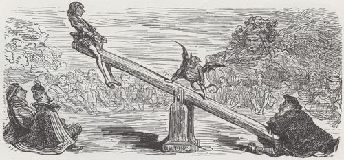 Dor, Gustave: Illustration zu Rabelais' »Gargantua und Pantagruel«, Buch III, Kapitel 35