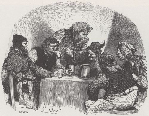 Dor, Gustave: Illustration zu Rabelais' »Gargantua und Pantagruel«, Buch III, Kapitel 41