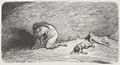 Doré, Gustave: Illustration zu Rabelais' »Gargantua und Pantagruel«, Buch III, Kapitel 44