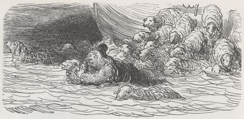 Dor, Gustave: Illustration zu Rabelais' »Gargantua und Pantagruel«, Buch IV, Kapitel 8