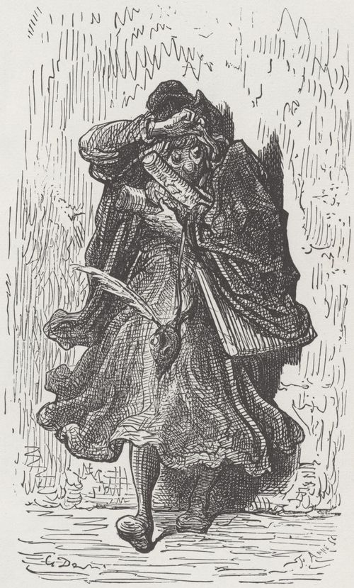 Dor, Gustave: Illustration zu Rabelais' »Gargantua und Pantagruel«, Buch IV, Kapitel 15