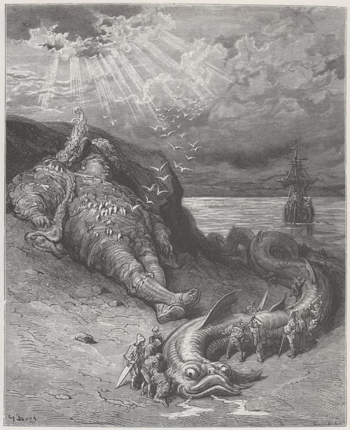 Dor, Gustave: Illustration zu Rabelais' »Gargantua und Pantagruel«, Buch IV, Kapitel 35