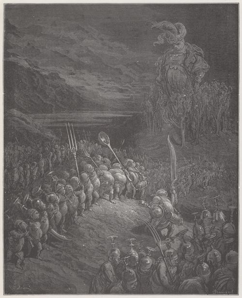 Dor, Gustave: Illustration zu Rabelais' »Gargantua und Pantagruel«, Buch IV, Kapitel 36