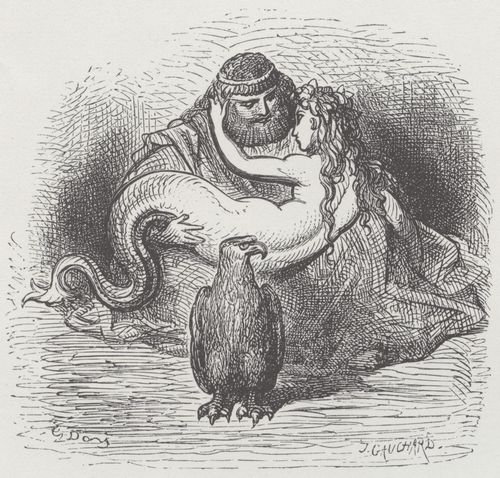 Dor, Gustave: Illustration zu Rabelais' »Gargantua und Pantagruel«, Buch IV, Kapitel 38