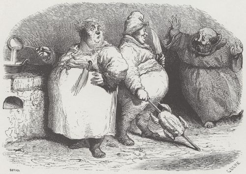 Dor, Gustave: Illustration zu Rabelais' »Gargantua und Pantagruel«, Buch IV, Kapitel 39