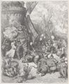 Doré, Gustave: Illustration zu Rabelais' »Gargantua und Pantagruel«, Buch IV, Kapitel 43
