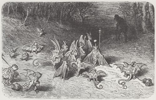 Dor, Gustave: Illustration zu Rabelais' »Gargantua und Pantagruel«, Buch IV, Kapitel 45