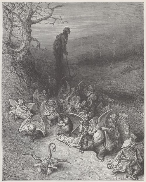 Dor, Gustave: Illustration zu Rabelais' »Gargantua und Pantagruel«, Buch IV, Kapitel 45