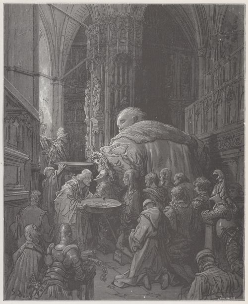 Dor, Gustave: Illustration zu Rabelais' »Gargantua und Pantagruel«, Buch IV, Kapitel 51