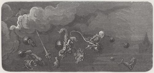 Dor, Gustave: Illustration zu Rabelais' »Gargantua und Pantagruel«, Buch IV, Kapitel 62