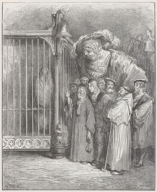 Dor, Gustave: Illustration zu Rabelais' »Gargantua und Pantagruel«, Buch V, Kapitel 8