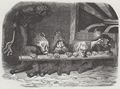 Dor, Gustave: Illustration zu Rabelais' »Gargantua und Pantagruel«, Buch V, Kapitel 16