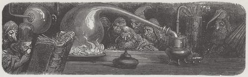 Dor, Gustave: Illustration zu Rabelais' »Gargantua und Pantagruel«, Buch V, Kapitel 22