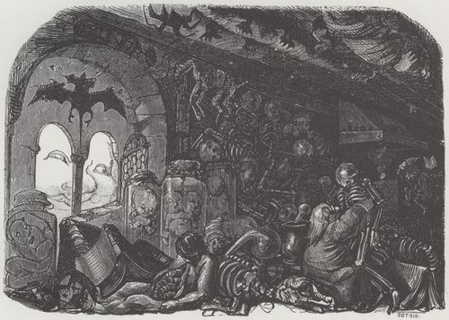 Dor, Gustave: Illustration zu Rabelais' »Gargantua und Pantagruel«, Buch V, Kapitel 22