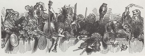 Dor, Gustave: Illustration zu Rabelais' »Gargantua und Pantagruel«, Buch V, Kapitel 24