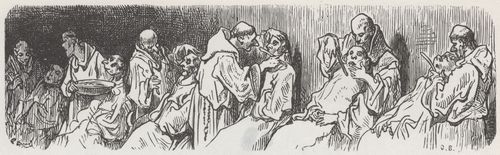 Dor, Gustave: Illustration zu Rabelais' »Gargantua und Pantagruel«, Buch V, Kapitel 27