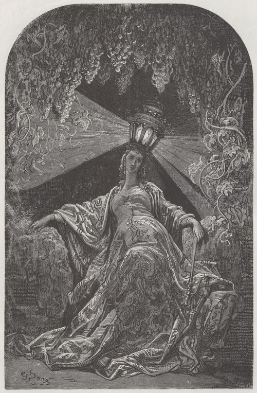 Dor, Gustave: Illustration zu Rabelais' »Gargantua und Pantagruel«, Buch V, Kapitel 33