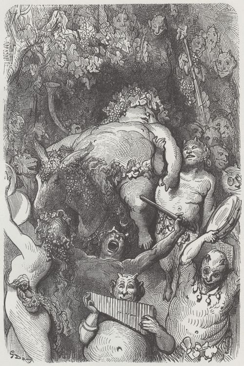 Dor, Gustave: Illustration zu Rabelais' »Gargantua und Pantagruel«, Buch V, Kapitel 39