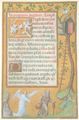 Meister des Gebetbuchs Maximilians I.: Schutzengel (Gegenseite)