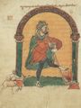 Unbekannter Buchmaler des Vatikans: Fragment aus dem »Martyrologium des Wandalbert von Prm«
