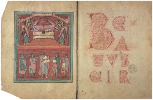Unbekannter Buchmaler des Vatikans: Fragment aus dem »Psalter vom Heiligenberg«