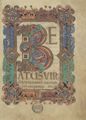 Unbekannter Buchmaler des Vatikans: Fragment aus dem »Psalter aus Bury St. Edmunds«