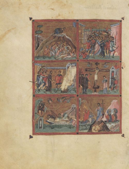 Unbekannter Buchmaler des Vatikans: Fragment aus einem Lektionar