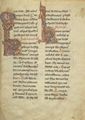 Unbekannter Buchmaler des Vatikans: Fragment aus dem Martyrologium-Regula S. Benedicti [2]