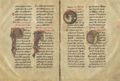 Unbekannter Buchmaler des Vatikans: Fragment aus dem »Martyrologium-Regula S. Benedicti«