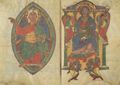 Unbekannter Buchmaler des Vatikans: Fragment aus einem Evangeliar