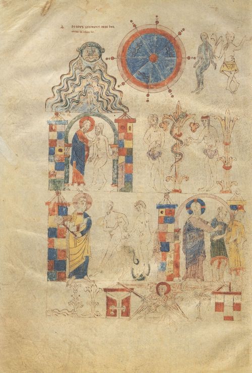 Unbekannter Buchmaler des Vatikans: Fragment aus einer Bibel