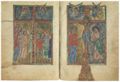 Unbekannter Buchmaler des Vatikans: Fragment aus dem neuen Testament