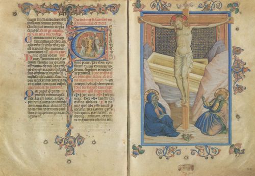 Unbekannter Buchmaler des Vatikans: Fragment aus einer Missale